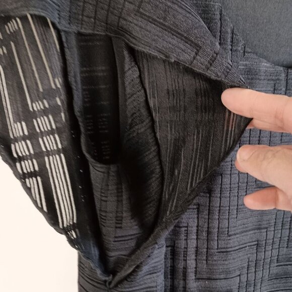 Cato Black Sheath Dress Short Sleeve Lined Size XL Classic Elegant Workwear - Picture 6 of 11